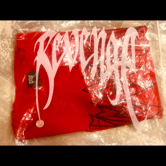 🔥Revenge Clothing 🔥Spider Arch SS T-Shirt-Puff Print🔥Measurements in Photos🔥 - Picture 12 of 15